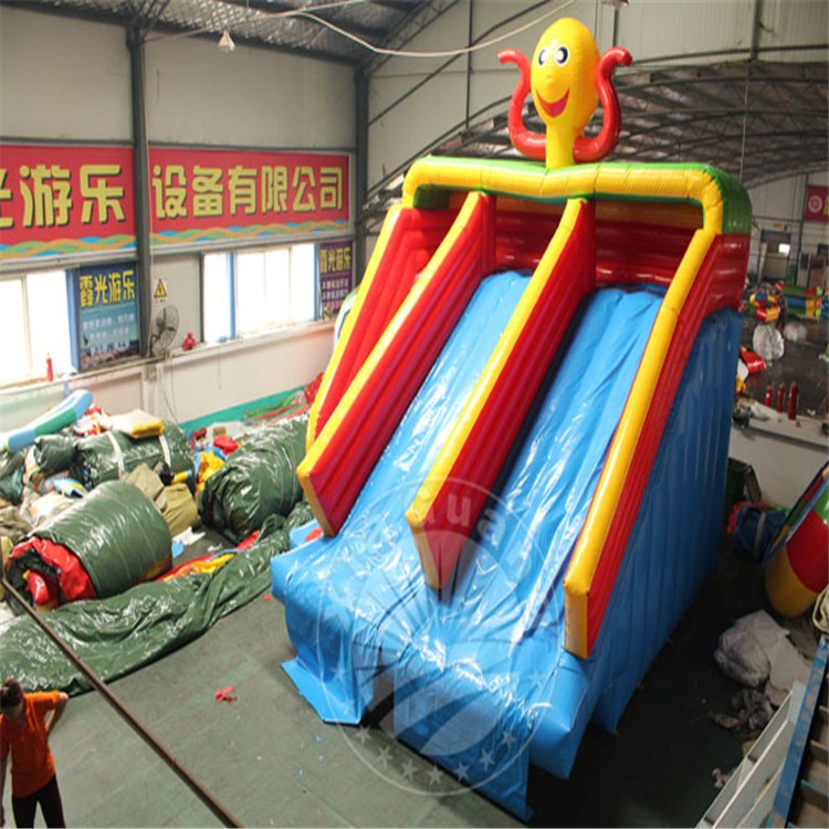 隆安水上充气滑梯